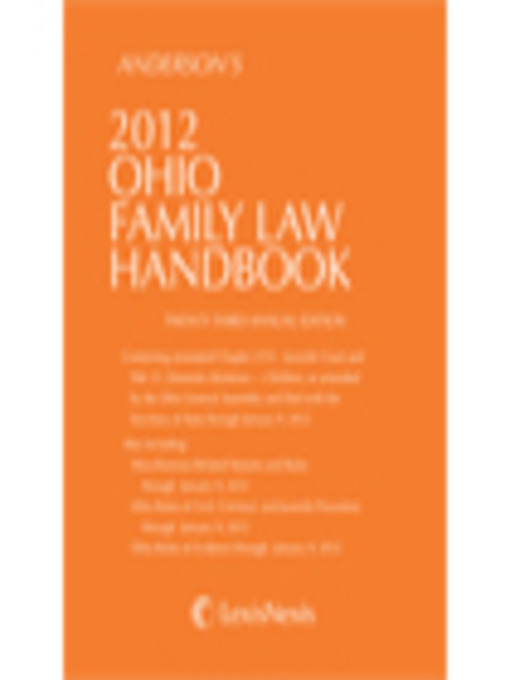 Title details for Anderson's Ohio Family Law Handbook by LexisNexis - Wait list